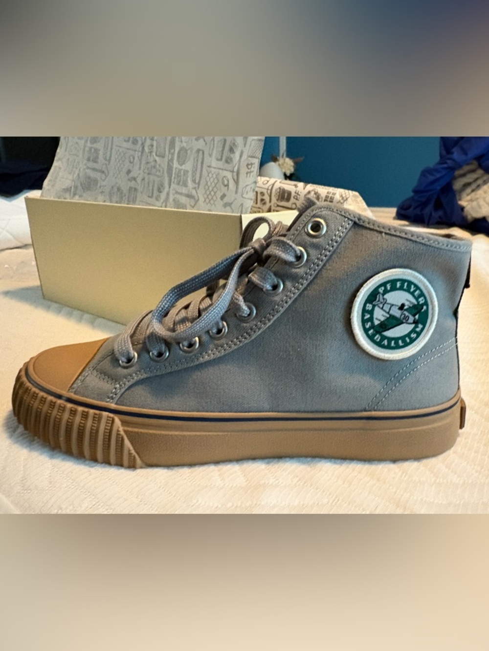 P.F. Flyers with Baseballism Grey & Beige PF Flyer sneakers